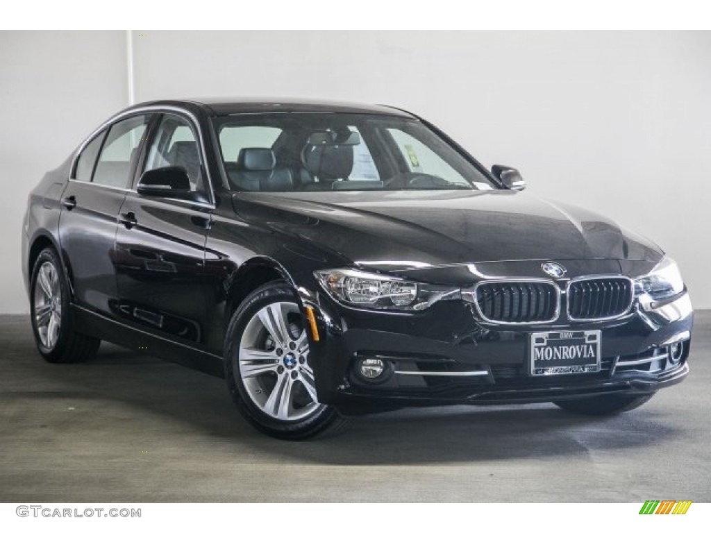 2017 3 Series 330i Sedan - Jet Black / Black photo #12