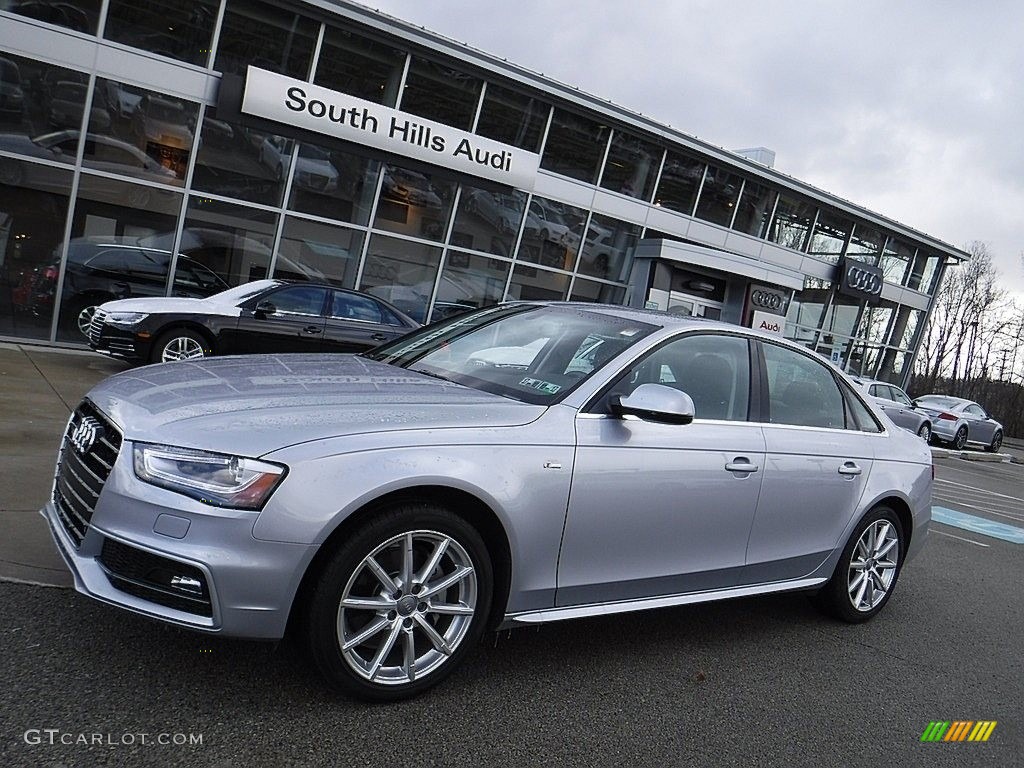 2016 A4 2.0T Premium quattro - Florett Silver Metallic / Black photo #1