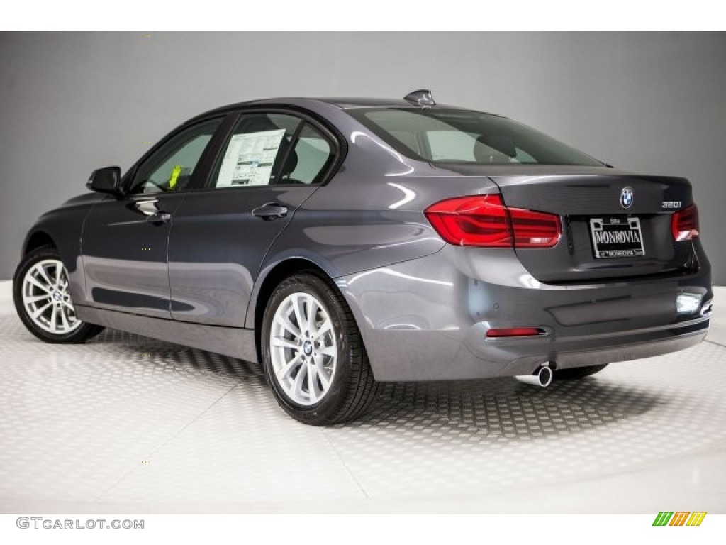 2017 3 Series 320i Sedan - Mineral Grey Metallic / Black photo #3