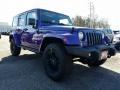 Extreme Purple 2017 Jeep Wrangler Unlimited 75th Anniversary Edition 4x4