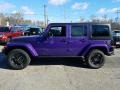 2017 Extreme Purple Jeep Wrangler Unlimited 75th Anniversary Edition 4x4  photo #3