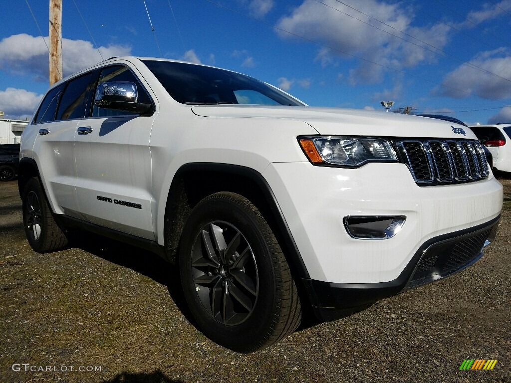 2017 Grand Cherokee Limited 4x4 - Bright White / Black photo #1