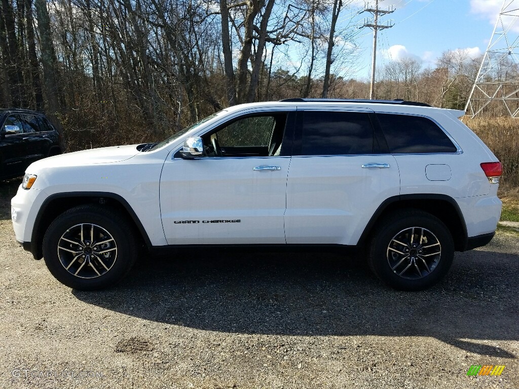 2017 Grand Cherokee Limited 4x4 - Bright White / Black photo #3