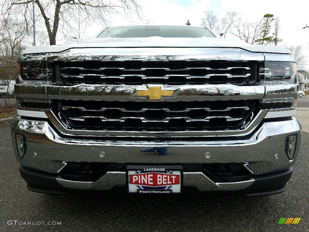 2017 Silverado 1500 LTZ Crew Cab 4x4 - Summit White / Dark Ash/Jet Black photo #2