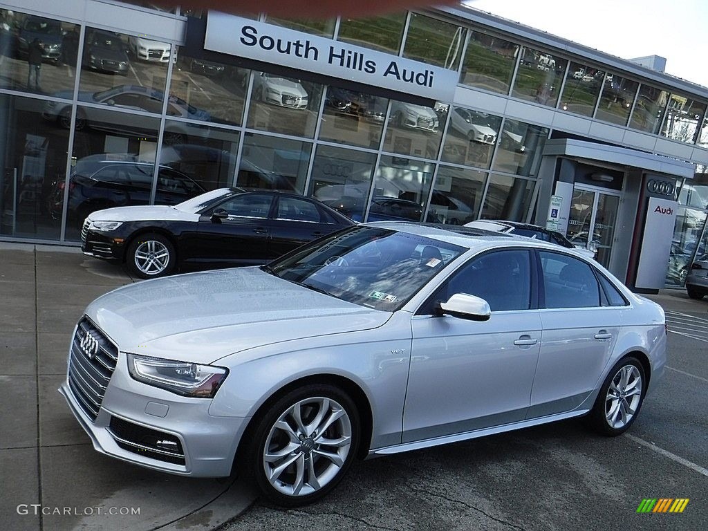 2014 S4 Prestige 3.0 TFSI quattro - Ice Silver Metallic / Black photo #1