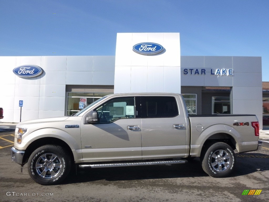 2017 F150 XLT SuperCrew 4x4 - White Gold / Light Camel photo #1