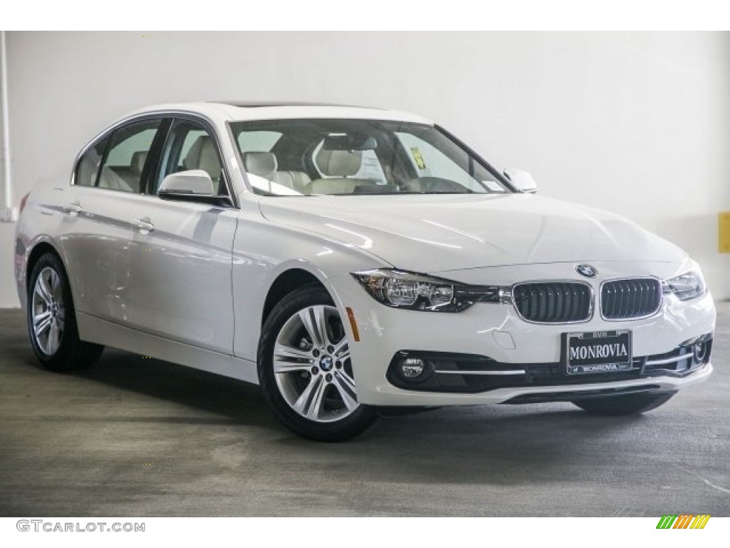 2017 3 Series 330i Sedan - Alpine White / Venetian Beige/Black photo #12