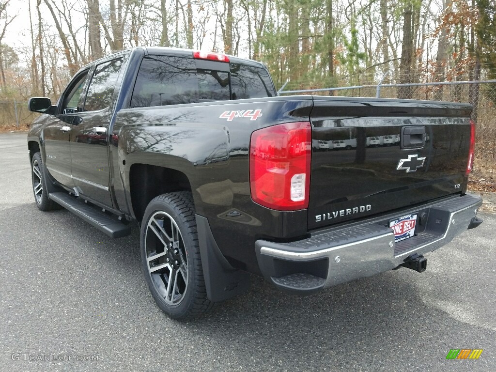 2017 Silverado 1500 LTZ Crew Cab 4x4 - Black / Dark Ash/Jet Black photo #4