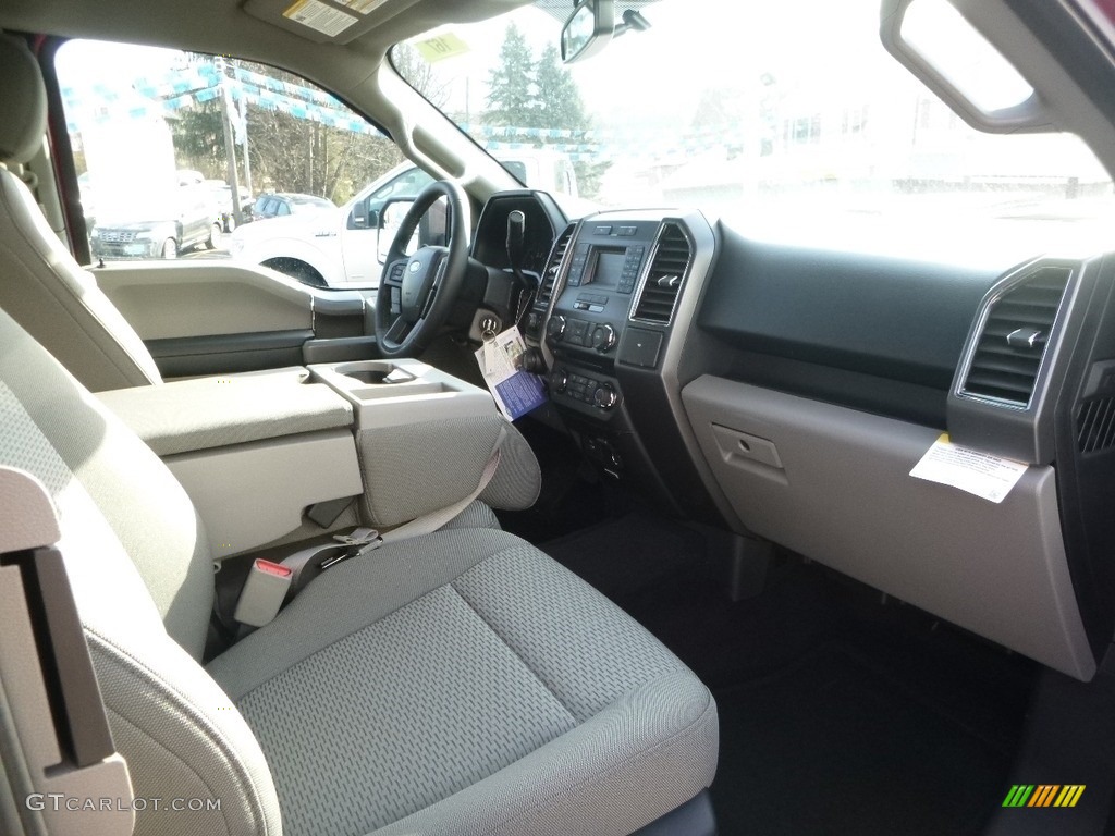 2017 F150 XLT SuperCab 4x4 - Ruby Red / Earth Gray photo #5