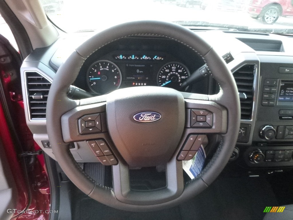 2017 F150 XLT SuperCab 4x4 - Ruby Red / Earth Gray photo #17