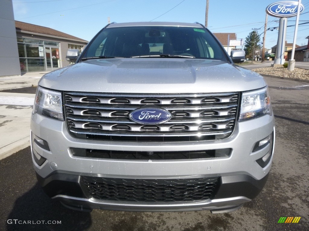 2017 Explorer Limited 4WD - Ingot Silver / Ebony Black photo #2