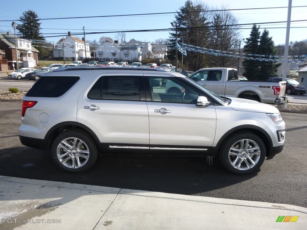 2017 Explorer Limited 4WD - Ingot Silver / Ebony Black photo #4