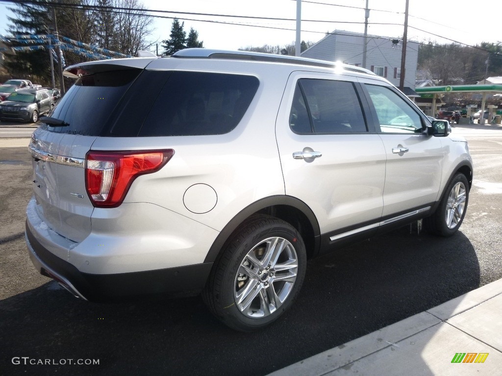 2017 Explorer Limited 4WD - Ingot Silver / Ebony Black photo #5