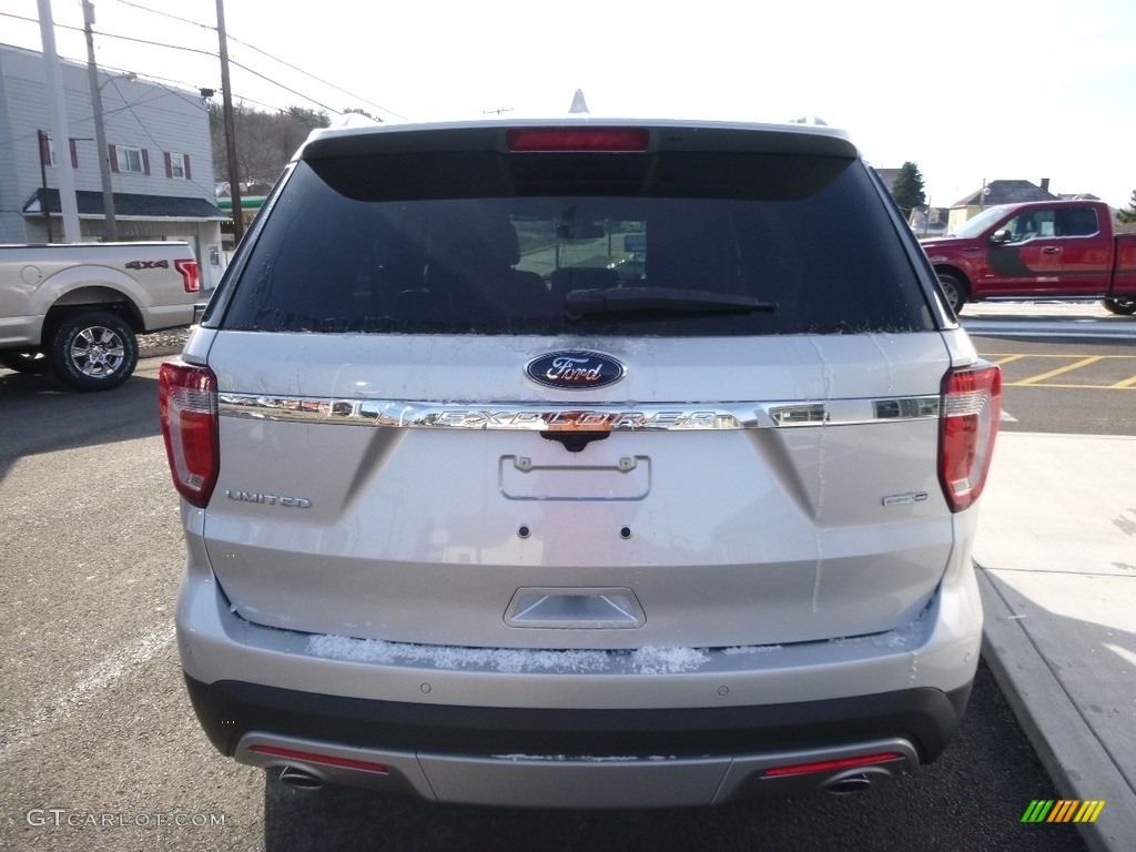 2017 Explorer Limited 4WD - Ingot Silver / Ebony Black photo #6