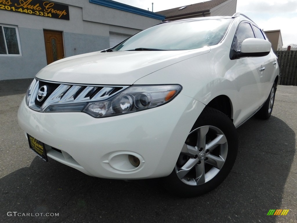 2009 Murano SL AWD - Glacier Pearl / Beige photo #1