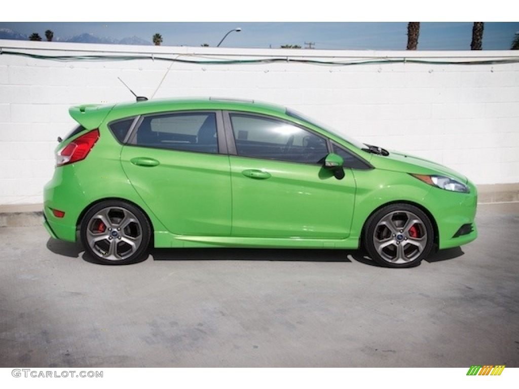 2014 Fiesta ST Hatchback - Green Envy / ST Recaro Smoke Storm photo #8