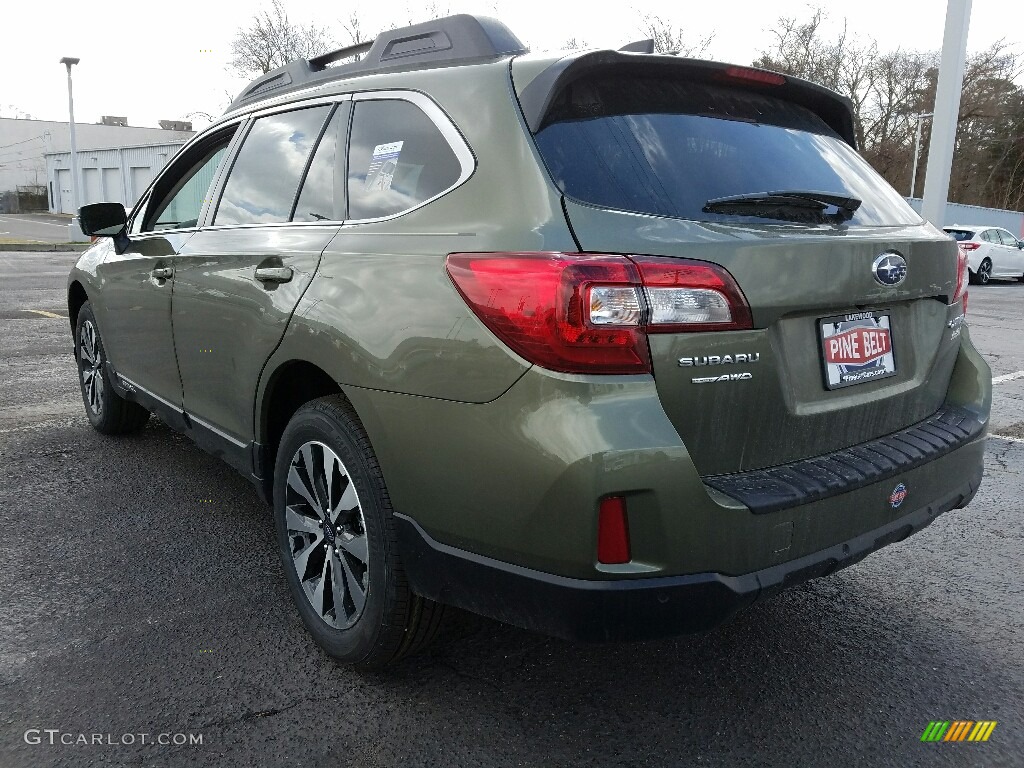 2017 Outback 2.5i Limited - Wilderness Green Metallic / Warm Ivory photo #4