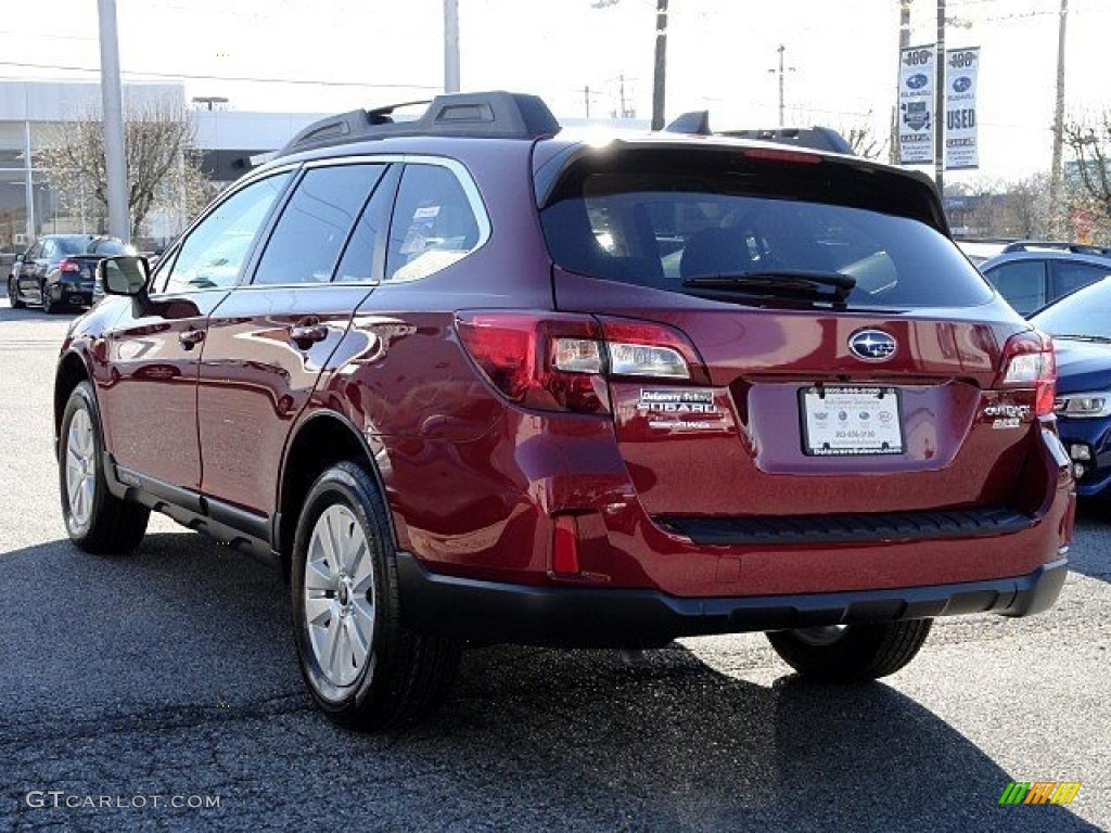 2017 Outback 2.5i Premium - Venetian Red Pearl / Warm Ivory photo #4