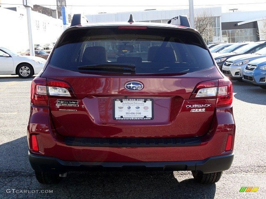 2017 Outback 2.5i Premium - Venetian Red Pearl / Warm Ivory photo #5