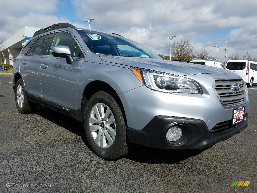 2017 Outback 2.5i Premium - Ice Silver Metallic / Slate Black photo #1