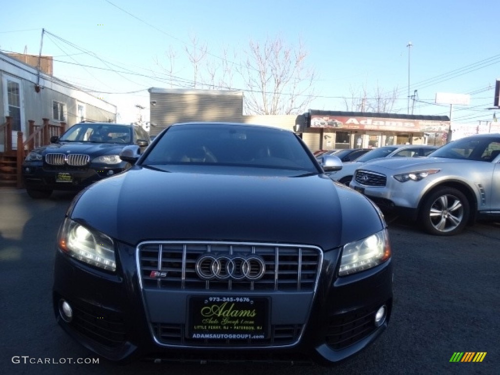 2009 S5 4.2 quattro - Sprint Blue Pearl Effect / Pearl Silver/Black Silk Nappa Leather photo #2