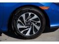 2017 Aegean Blue Metallic Honda Civic LX Hatchback  photo #4