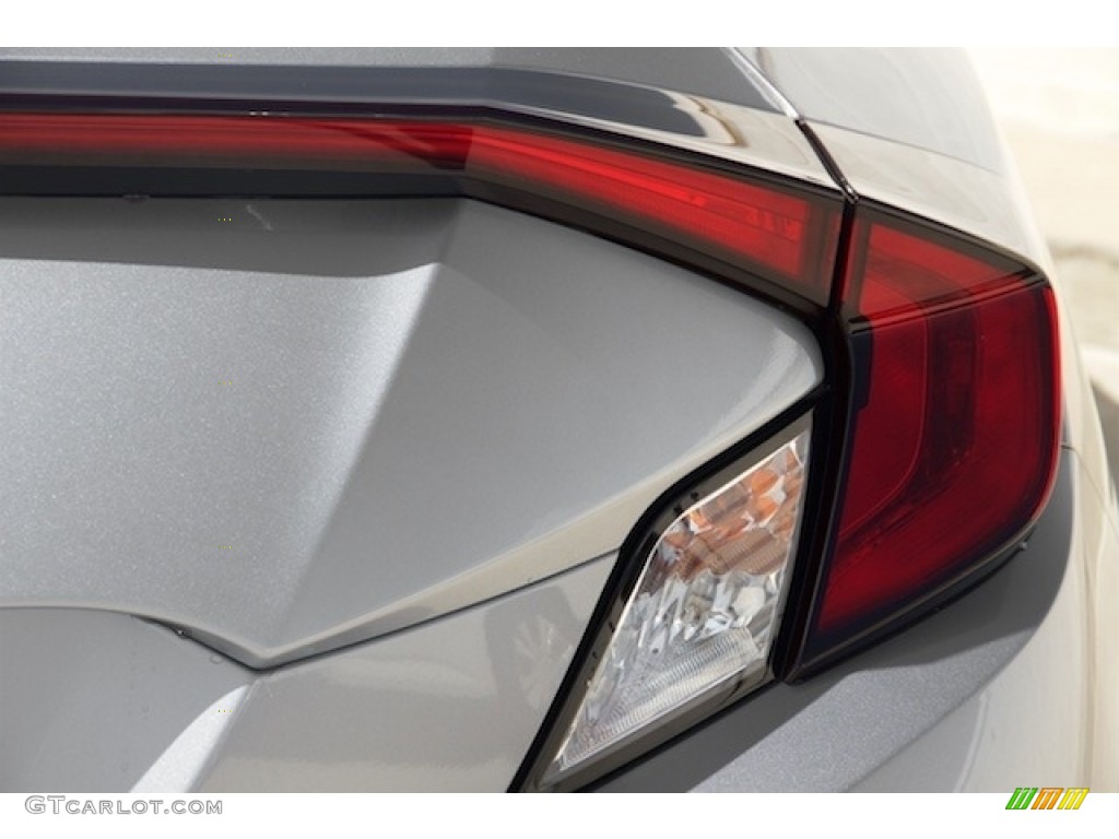 2017 Civic EX-T Coupe - Lunar Silver Metallic / Black/Gray photo #4