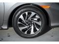2017 Polished Metal Metallic Honda Civic LX Hatchback w/Honda Sense  photo #4