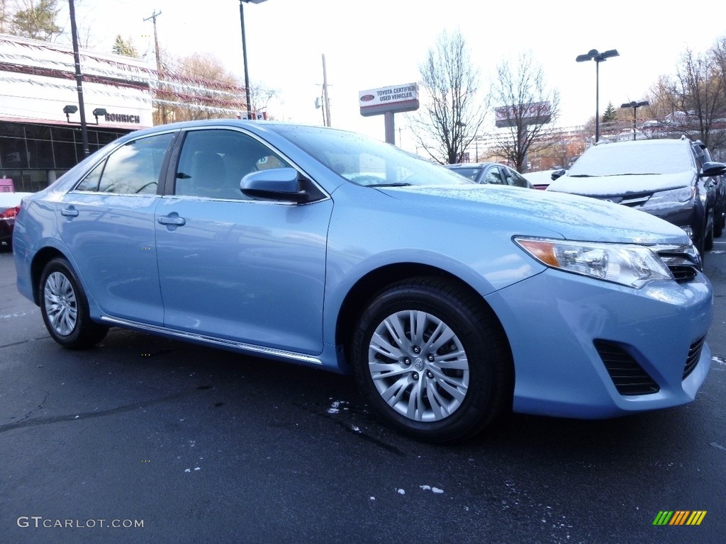2013 Camry LE - Clearwater Blue Metallic / Ash photo #1