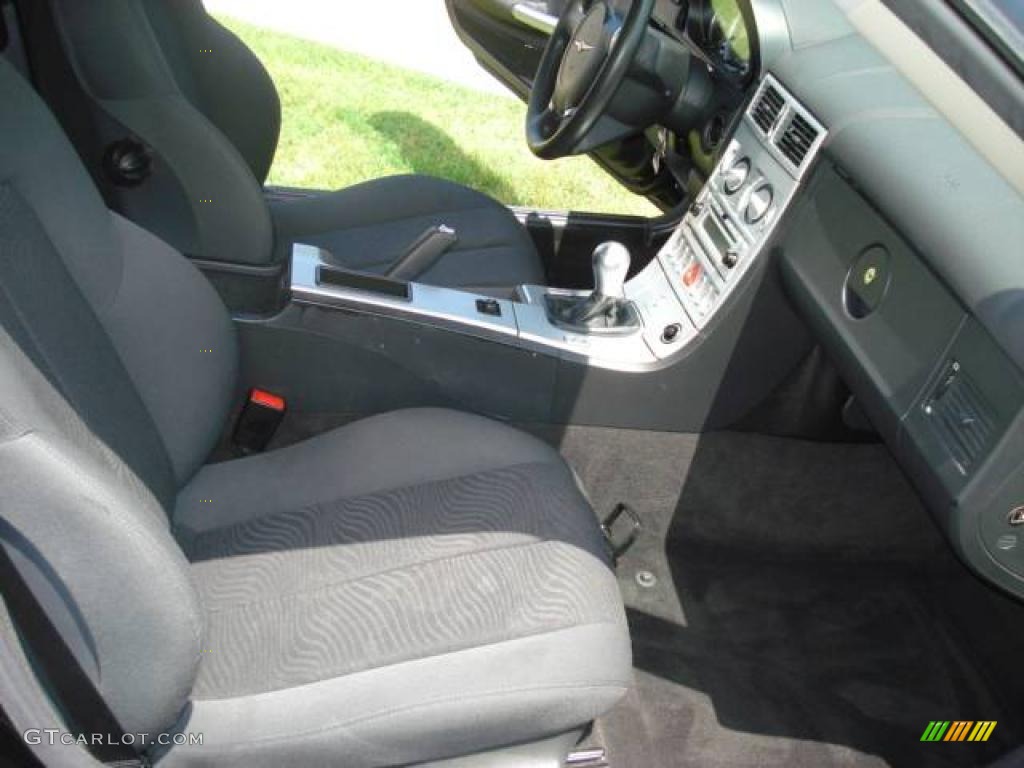 Dark Slate Grey Interior 2005 Chrysler Crossfire Coupe Photo #11908783