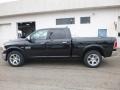 2017 Brilliant Black Crystal Pearl Ram 1500 Laramie Crew Cab 4x4  photo #2