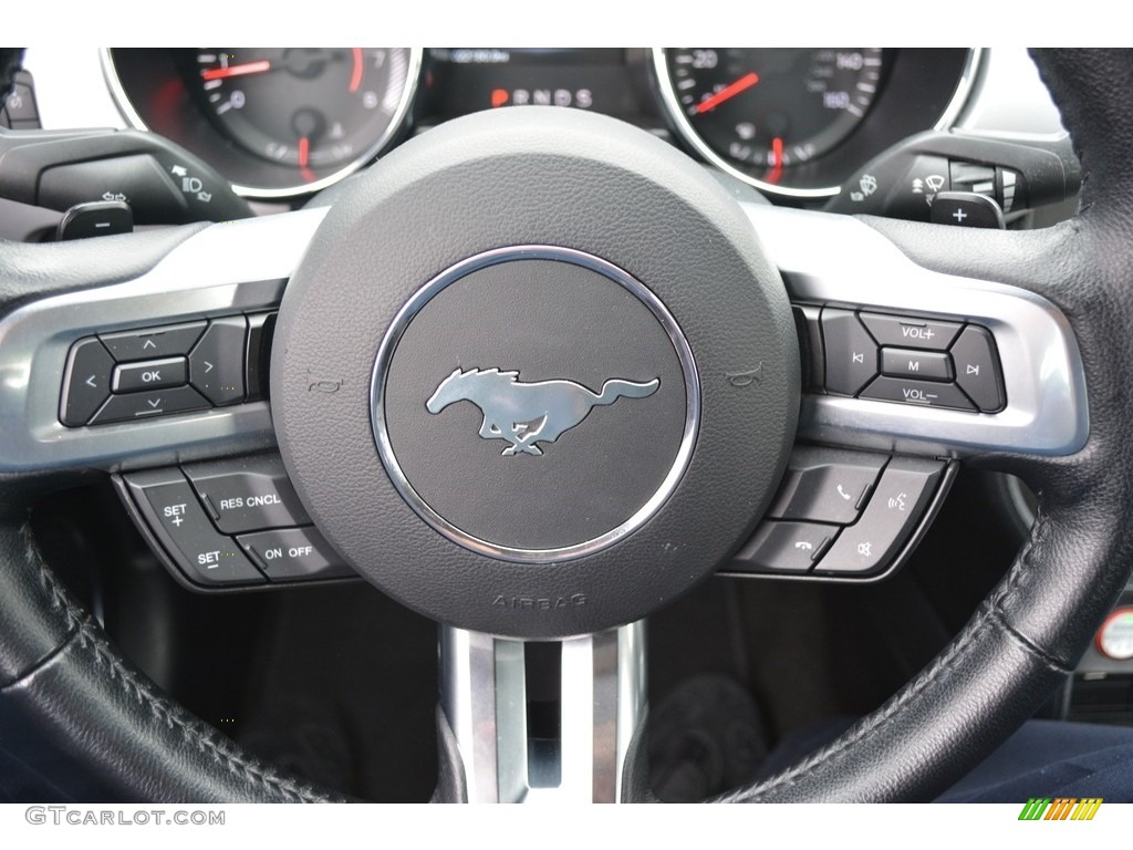 2016 Mustang EcoBoost Premium Convertible - Shadow Black / Ebony photo #20