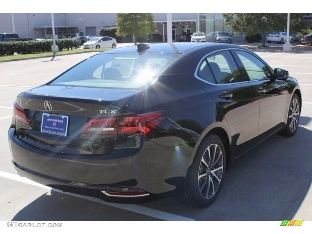 2017 TLX V6 Advance Sedan - Crystal Black Pearl / Ebony photo #7