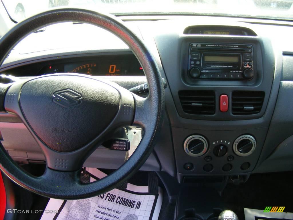 2003 Aerio S Sedan - Racy Red / Black photo #4