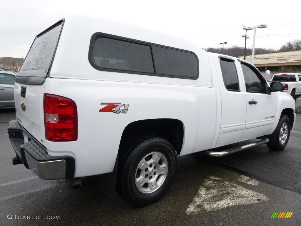 2009 Silverado 1500 LT Extended Cab 4x4 - Summit White / Ebony photo #7