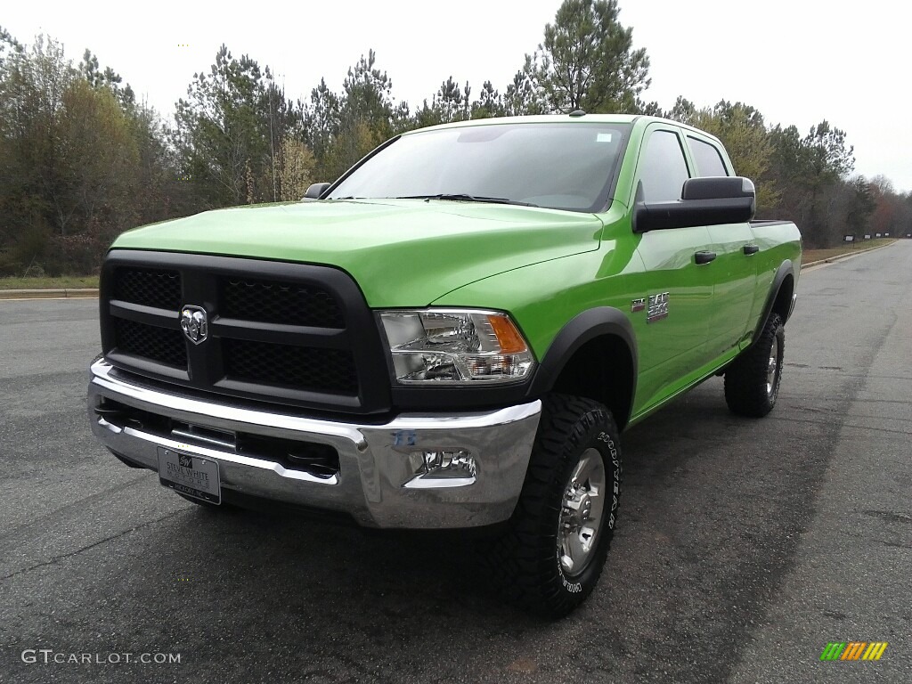 2017 2500 Tradesman Crew Cab 4x4 - Hills Green / Black/Diesel Gray photo #2