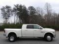 Pearl White - 3500 Laramie Mega Cab 4x4 Dual Rear Wheel Photo No. 5