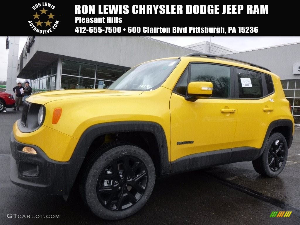 2017 Renegade Latitude 4x4 - Solar Yellow / Black photo #1