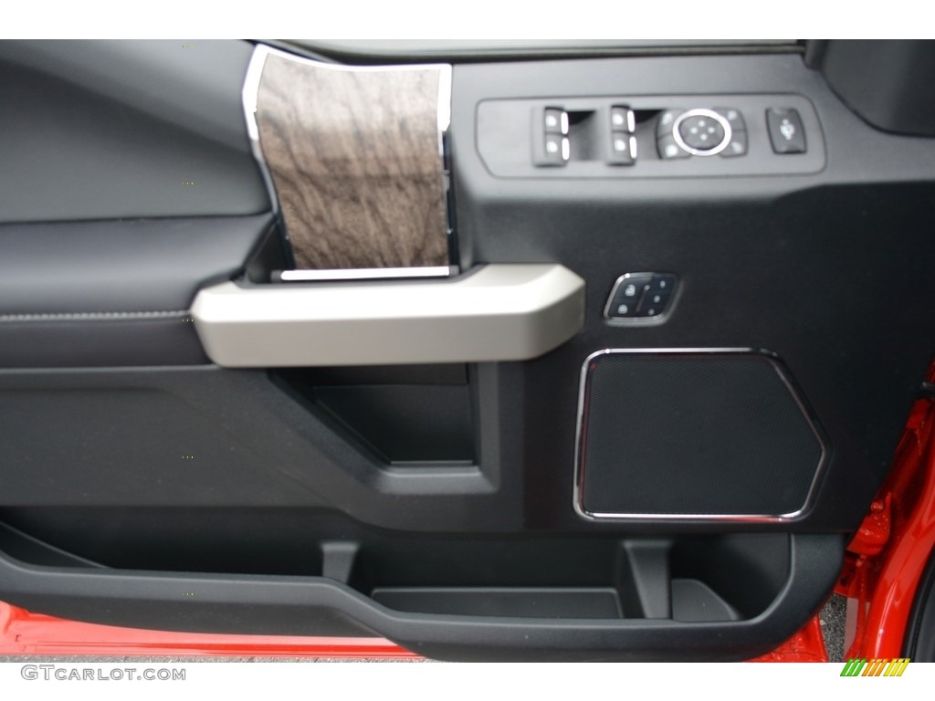 2017 F350 Super Duty Lariat Crew Cab 4x4 - Race Red / Black photo #7