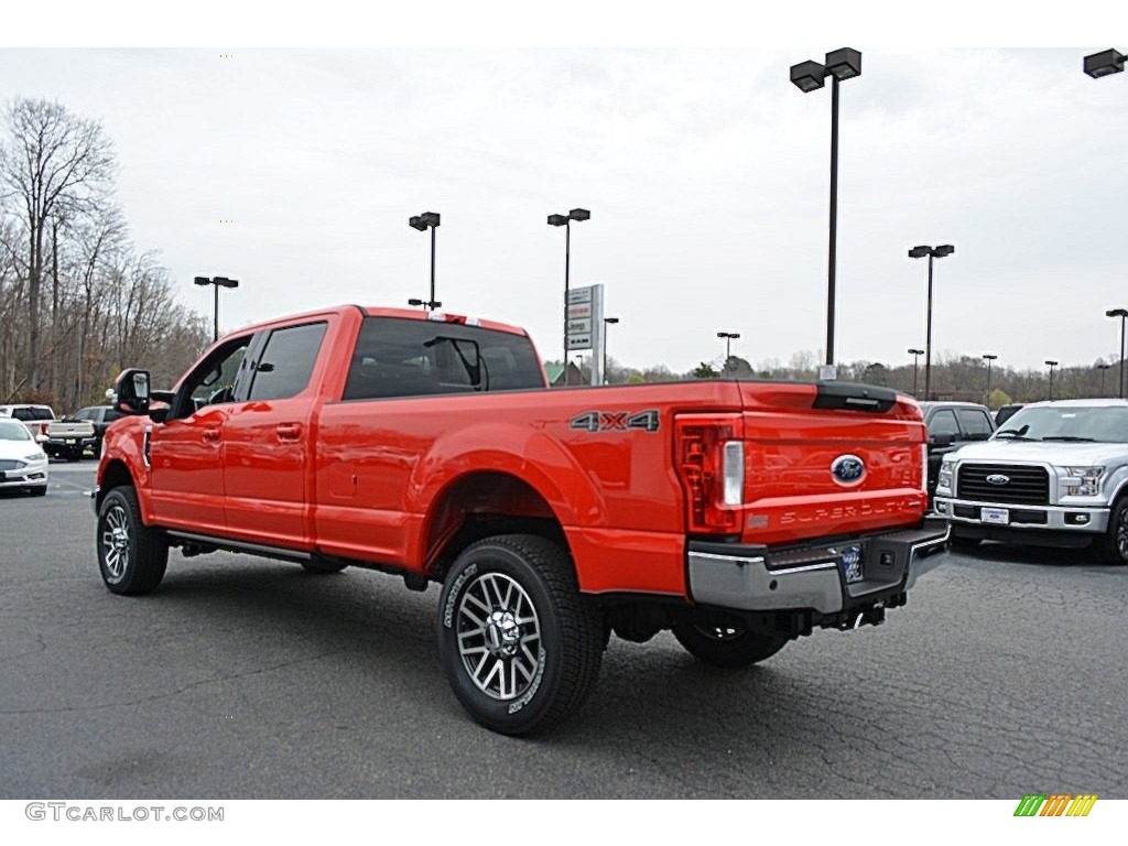 2017 F350 Super Duty Lariat Crew Cab 4x4 - Race Red / Black photo #28