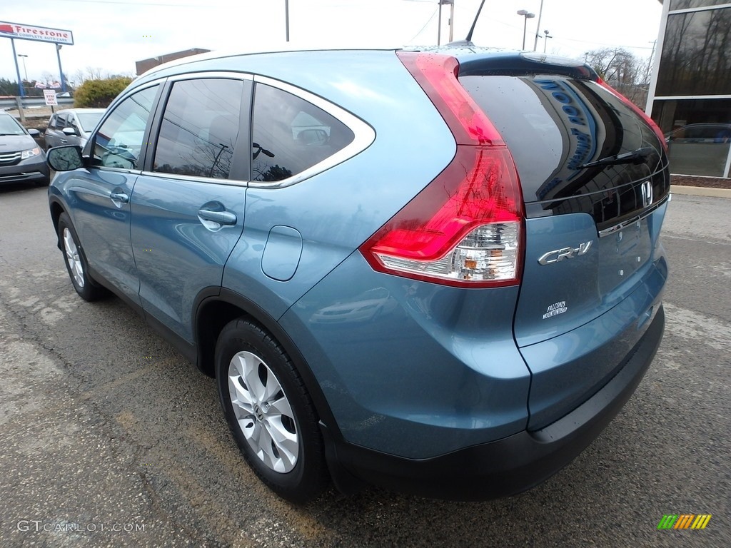 2014 CR-V EX-L AWD - Mountain Air Metallic / Beige photo #3