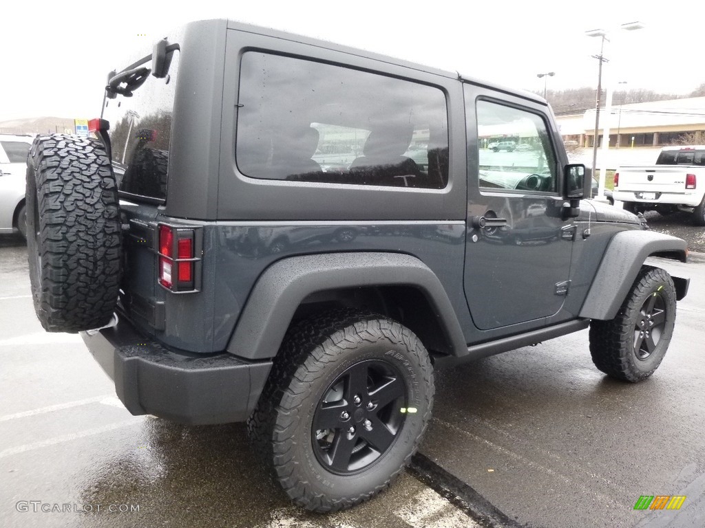 2017 Wrangler Sport 4x4 - Rhino / Black photo #6