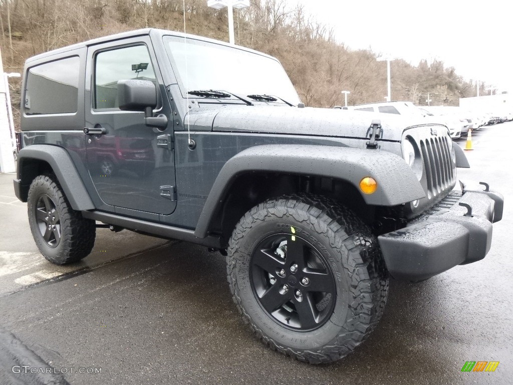 2017 Wrangler Sport 4x4 - Rhino / Black photo #8