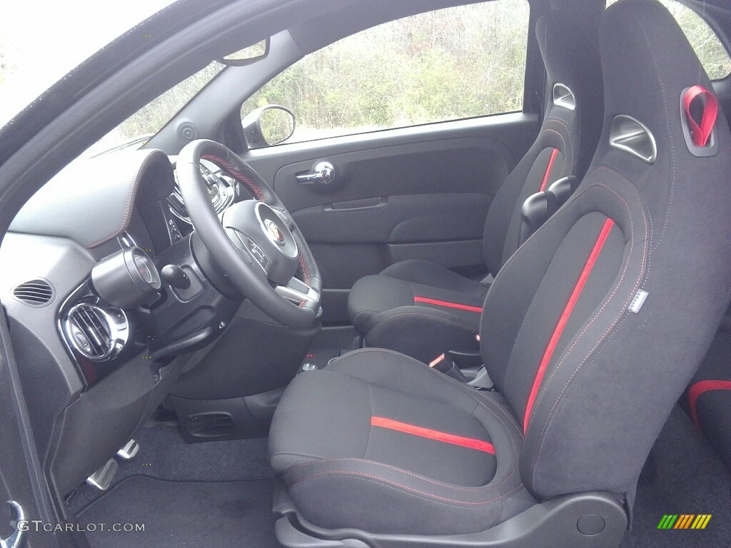 2017 Fiat 500 Abarth Front Seat Photo #119100166