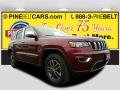 2017 Velvet Red Pearl Jeep Grand Cherokee Limited 4x4  photo #1