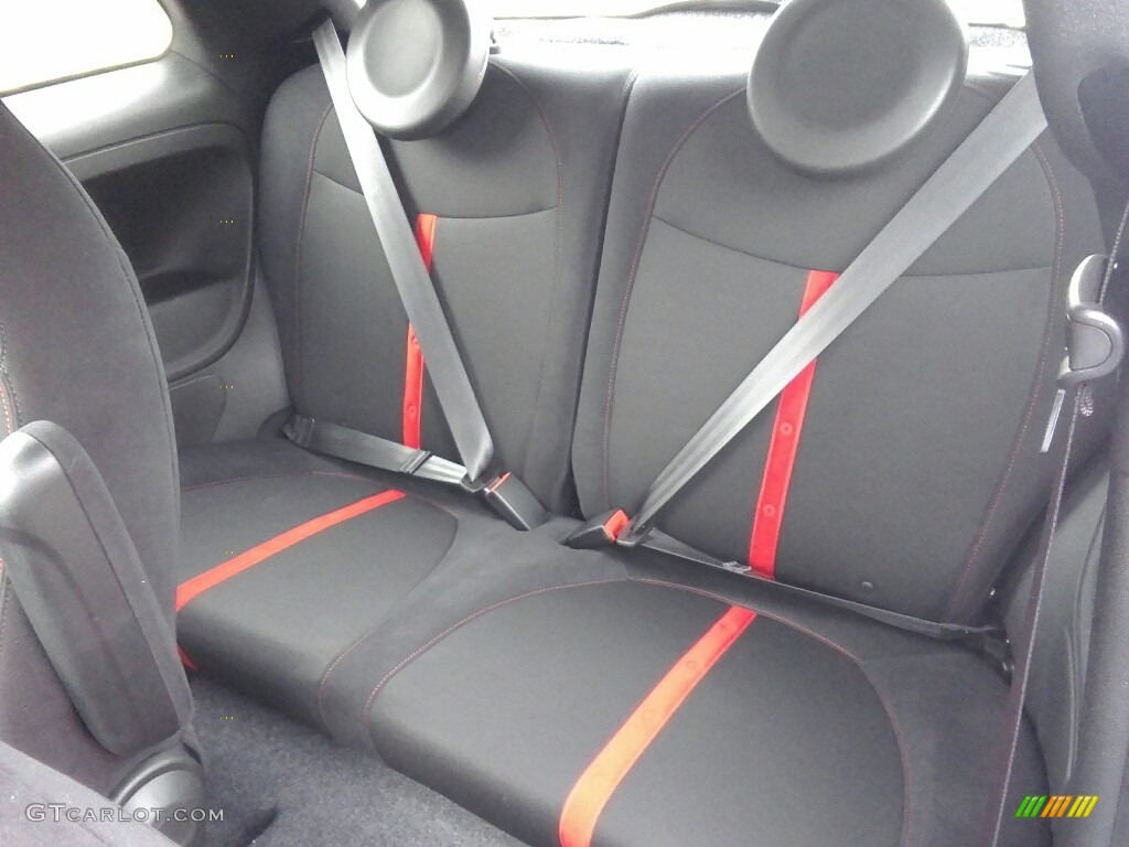 2017 Fiat 500 Abarth Rear Seat Photo #119100196
