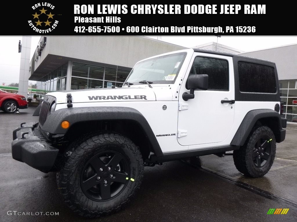 2017 Wrangler Sport 4x4 - Bright White / Black photo #1