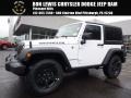 2017 Bright White Jeep Wrangler Sport 4x4  photo #1