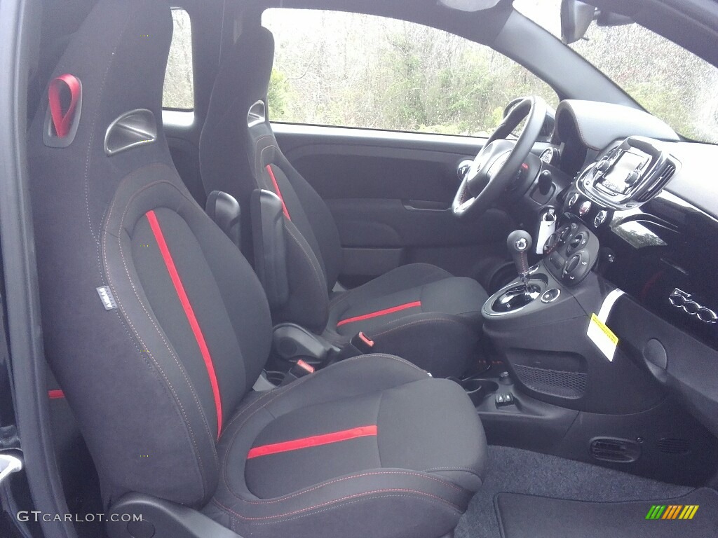 2017 Fiat 500 Abarth Front Seat Photo #119100283