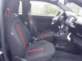 Nero (Black) 2017 Fiat 500 Abarth Interior Color